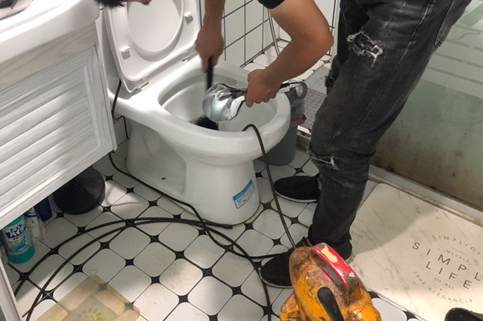 得荣疏通下水道